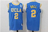 UCLA Bruins #2 Lonzo Ball Blue College Basketball Jersey,baseball caps,new era cap wholesale,wholesale hats